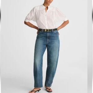 Madewell The Curvy Balloon Jean in Greendale Wash  NW293 Size 30 NWT